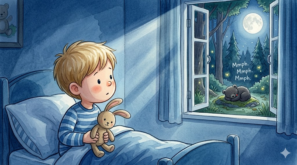 The Brave Boy and the Sleepy Bear Cub - Finn and the Sleepy Bear Cub