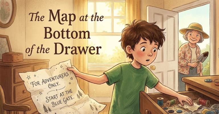 Illustration for The Map at the Bottom of the Drawer
