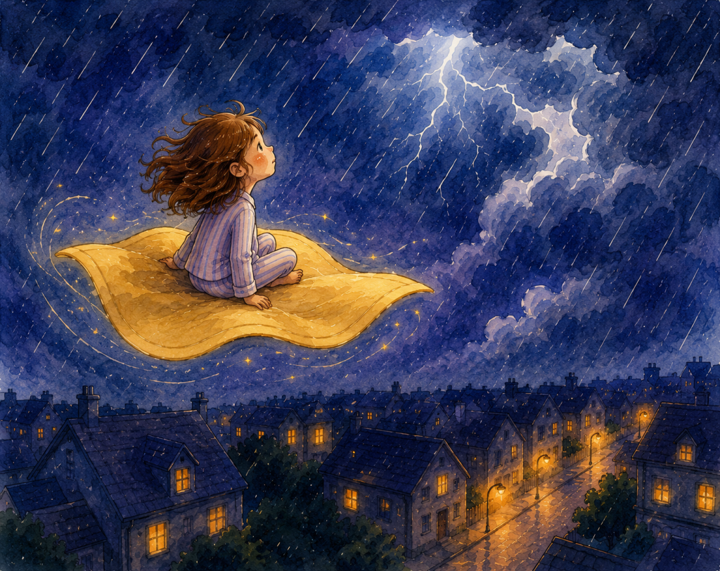 stormy night bedtime story